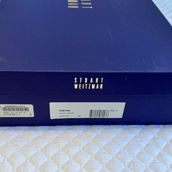 Stuart Weitzman Suede kitten Heel Boots 6.5 AA - Picture 4 of 4